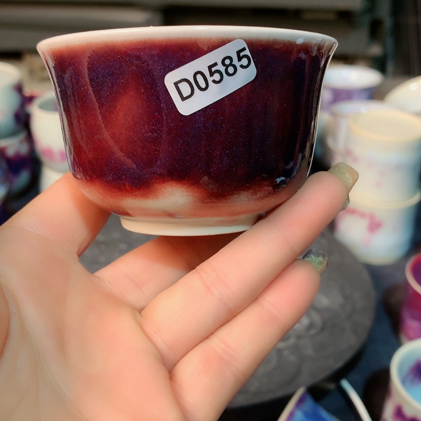 【闪购商品】钧瓷主人杯摆件工艺品