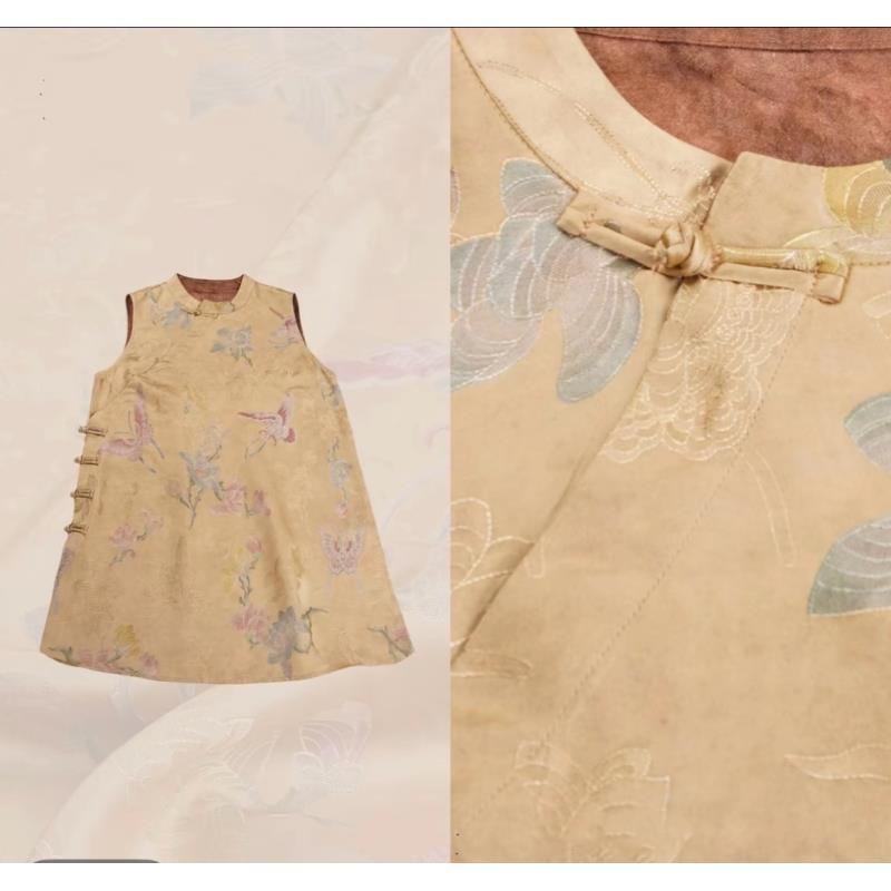 C【瑞蝶凝香】香云纱新中式女装复古时尚老钱风无袖上衣