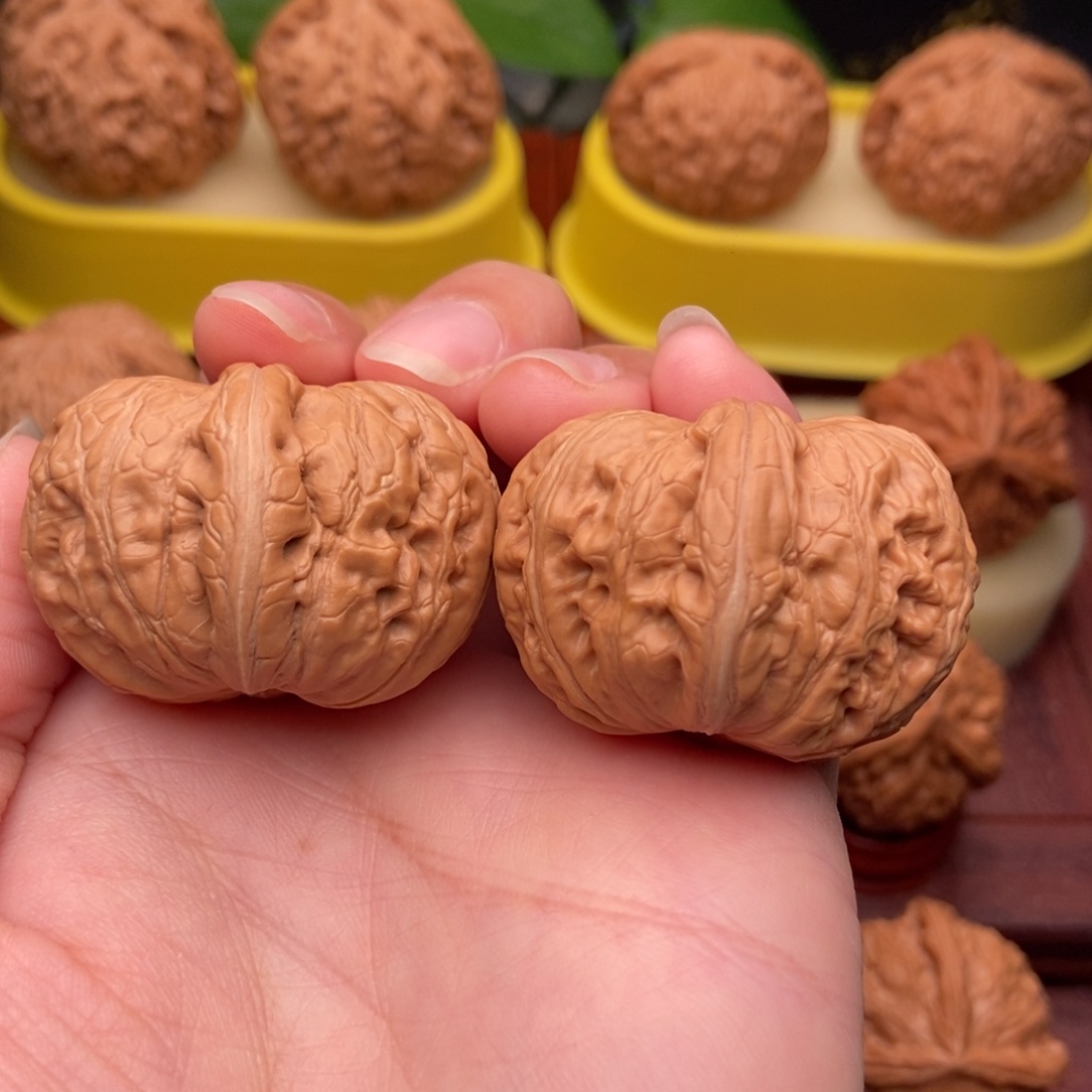 桃核把件精品平谷元宝40