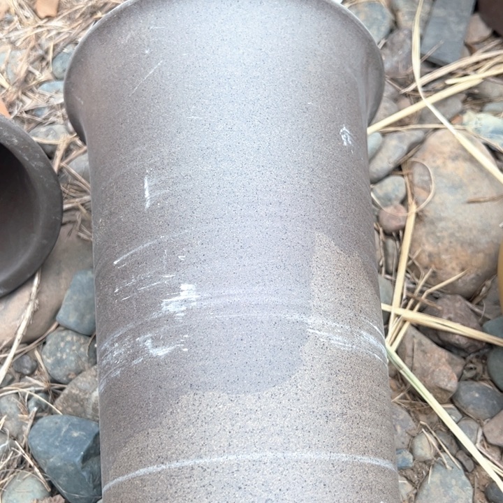 红陶紫砂兰花盆微瑕