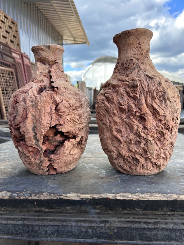 铁栎木树瘤花器侘寂风