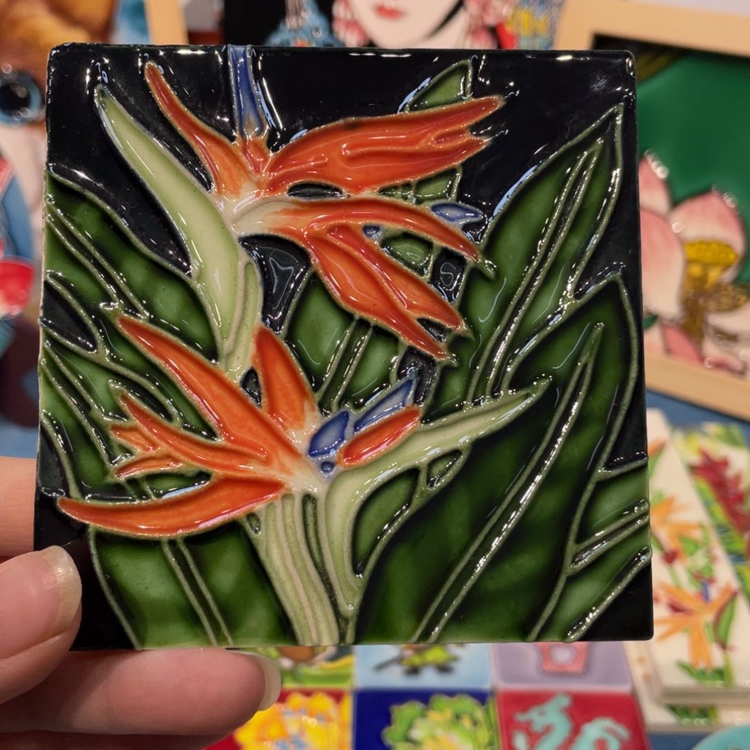 陶瓷福利瓷板画，默认微瑕