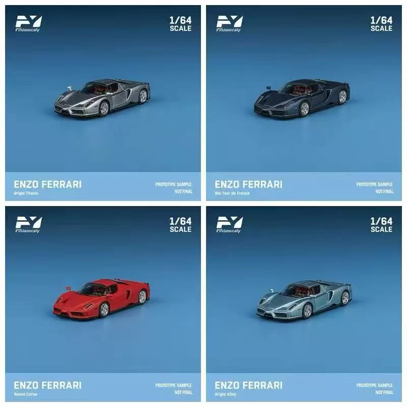 Findclassically FY 1:64 法拉利恩佐 跃马 Enzo 合金汽车模型