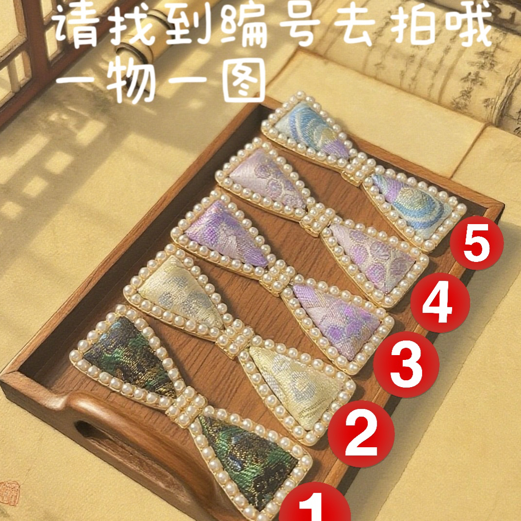 蝴蝶结发夹一物一图（先加车满40包邮）纯手工制品默认微瑕不退不换