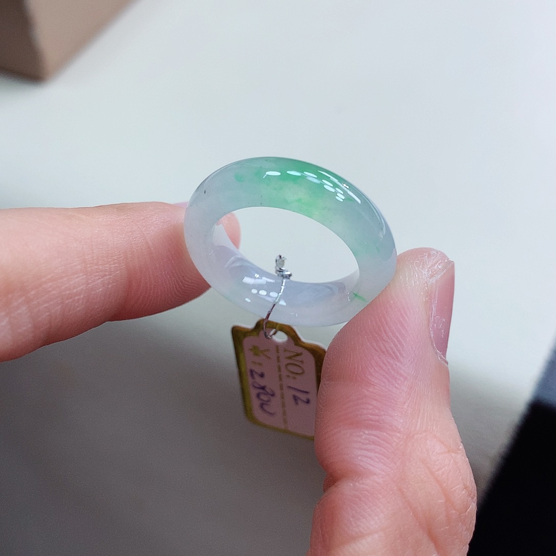未镶嵌戒指翡翠12号