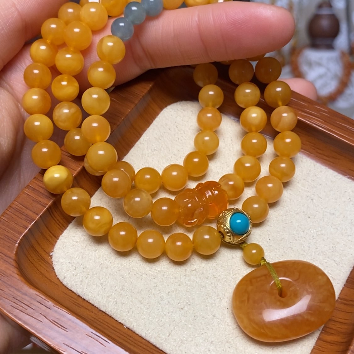 【闪购商品】手链蜜蜡未镶嵌手串