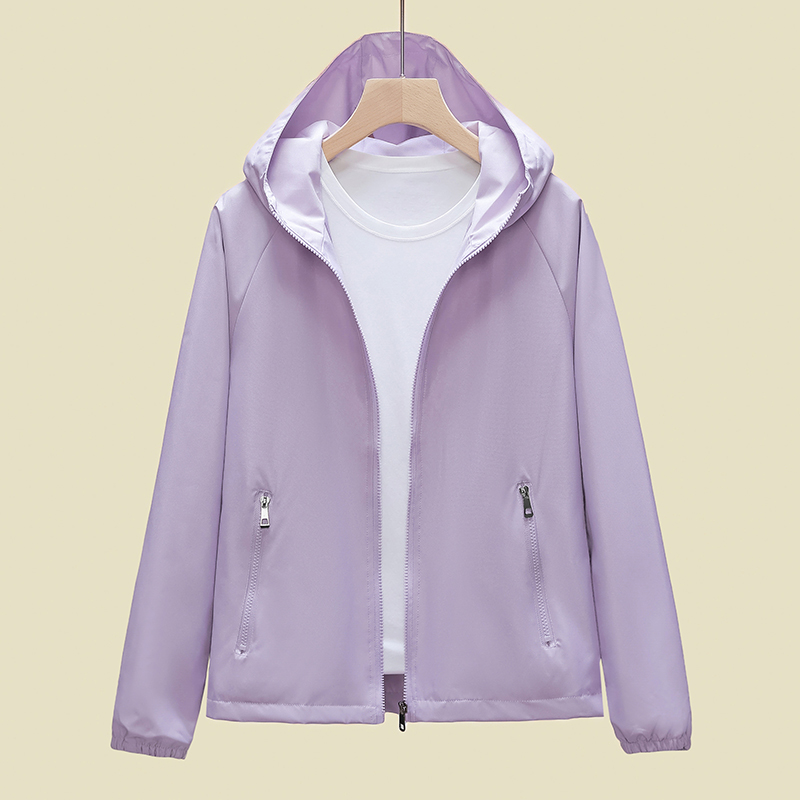 2025款春秋外套女韩版宽松薄冲锋衣休闲百搭上衣户外轻薄短外套