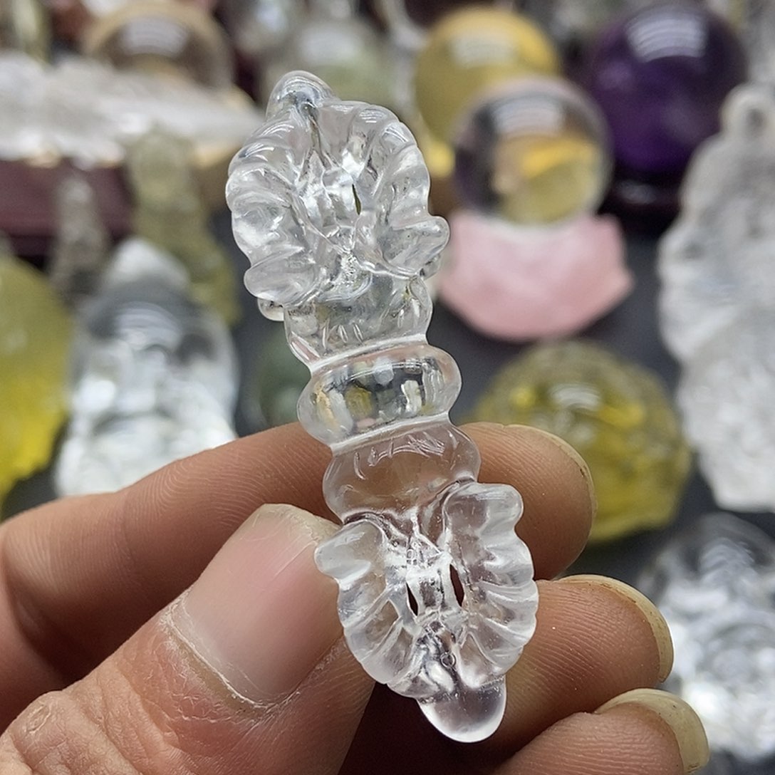 水晶摆件未镶嵌吊坠