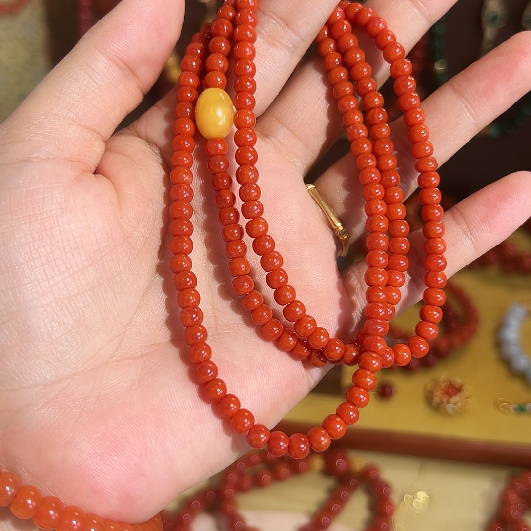 南红玛瑙颈饰未镶嵌.*.