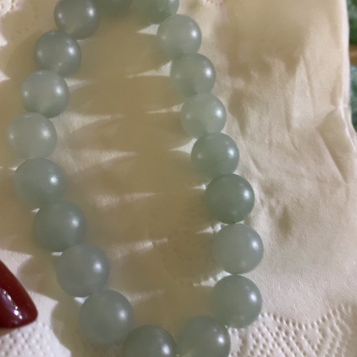 翡翠颈饰未镶嵌天然翡翠手串