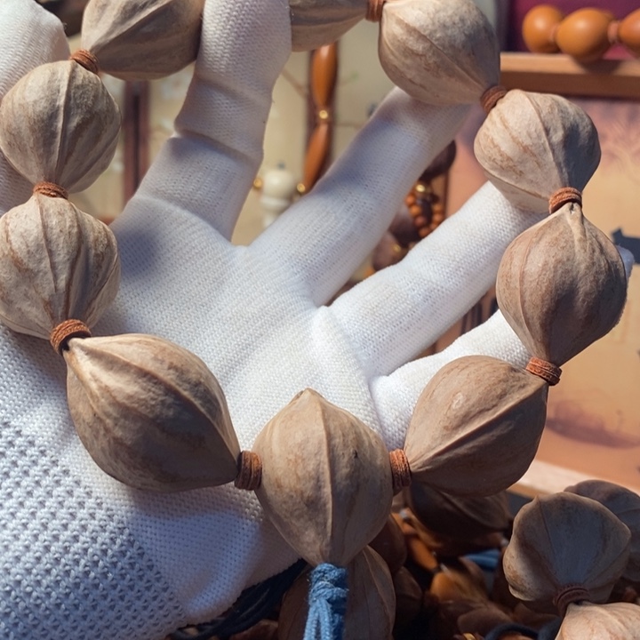 橄榄核手串/手链2.4原皮四花