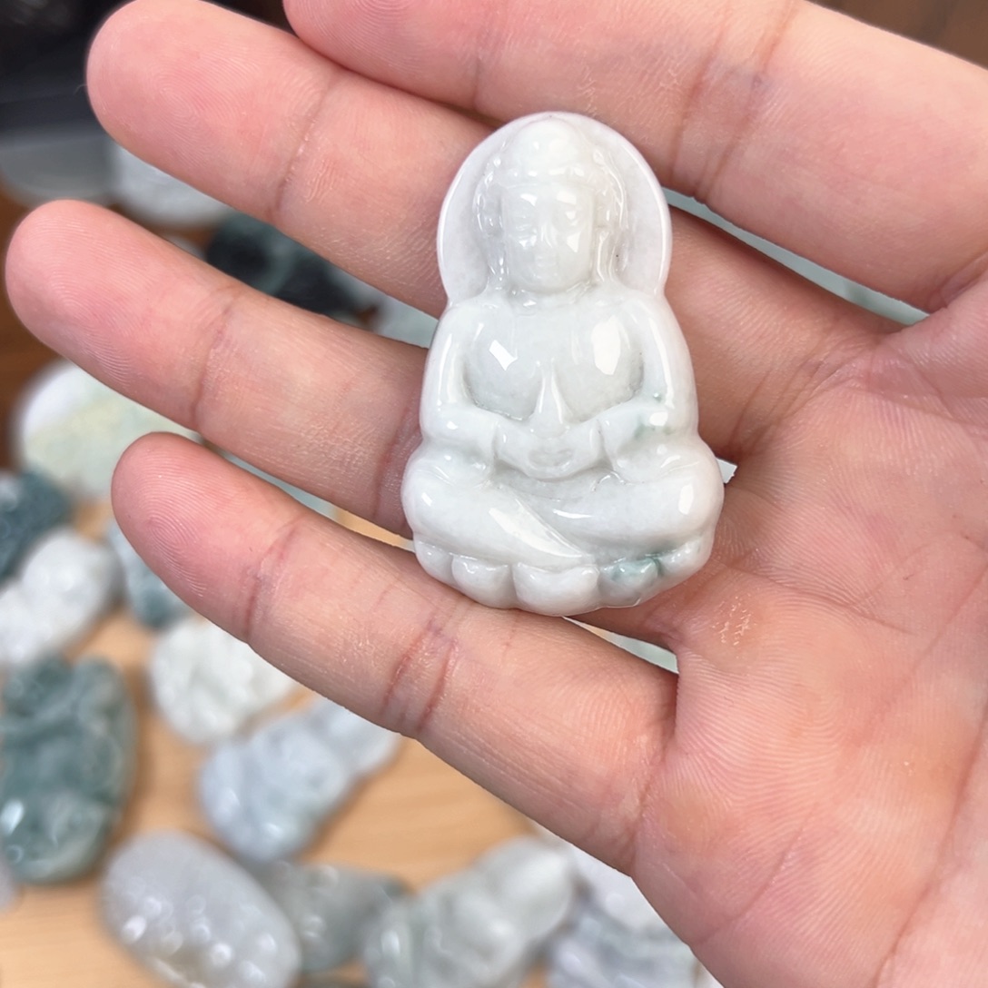颈饰未镶嵌翡翠天然A货翡翠0018