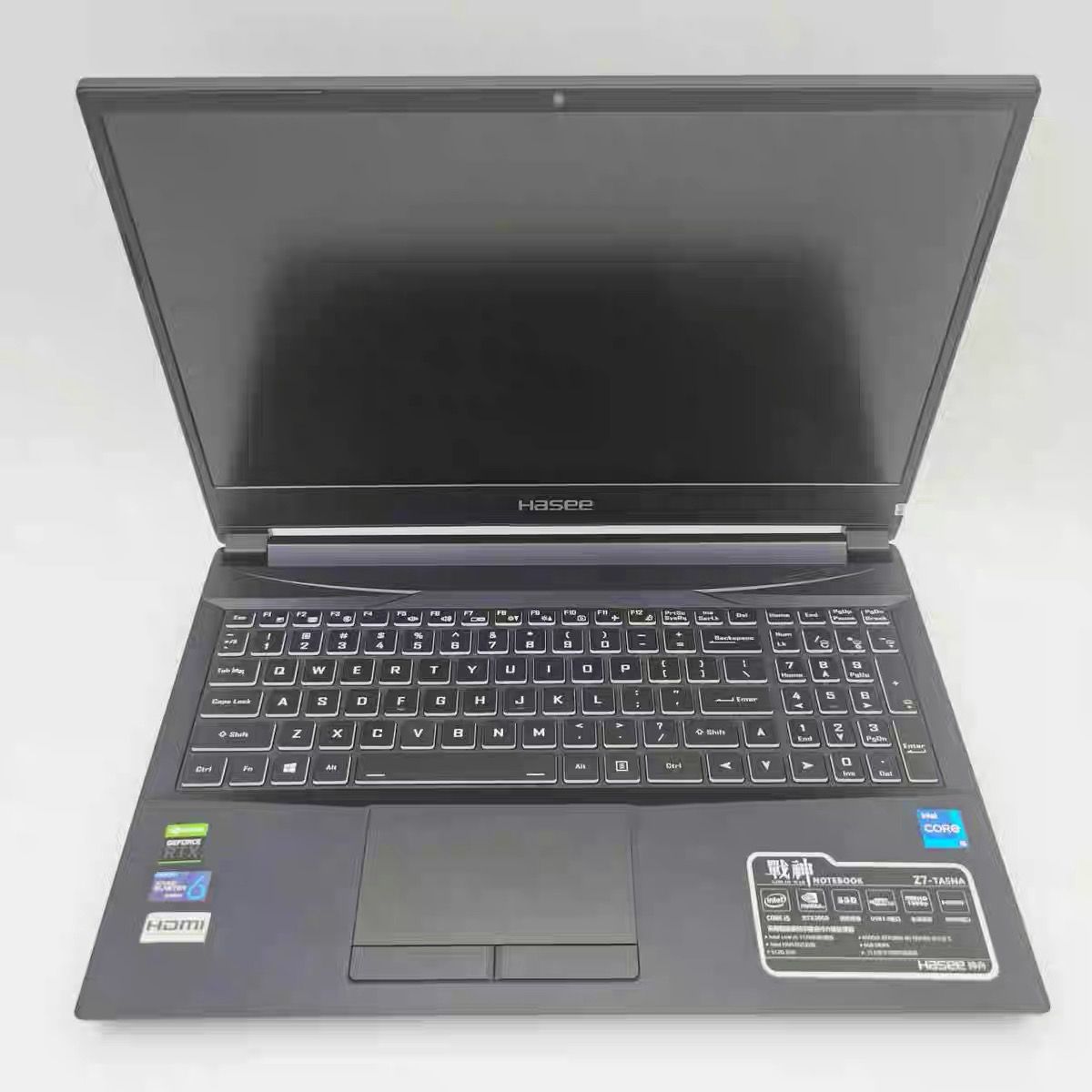 8新 Hasee/神舟 神舟战神Z7显卡3050电脑游戏本7064