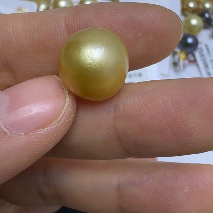 铜***草海水珍珠裸珠裸珠