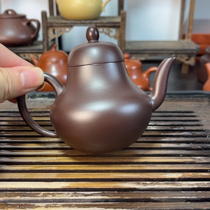 紫砂茶壶原矿紫砂手工制作