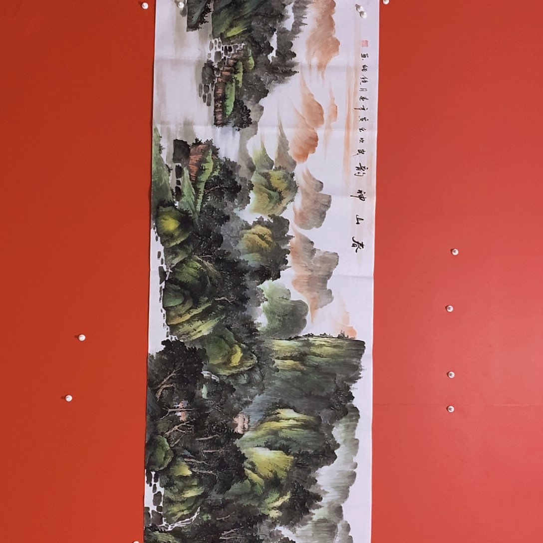 国画山水花鸟国画作品