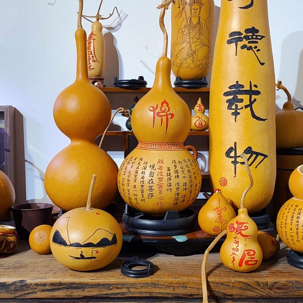 【闪购商品】一****咪精品素葫芦摆件