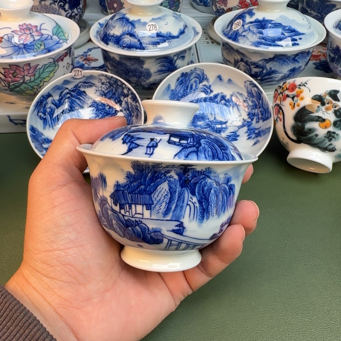 陶纯手工纯手绘茶具275