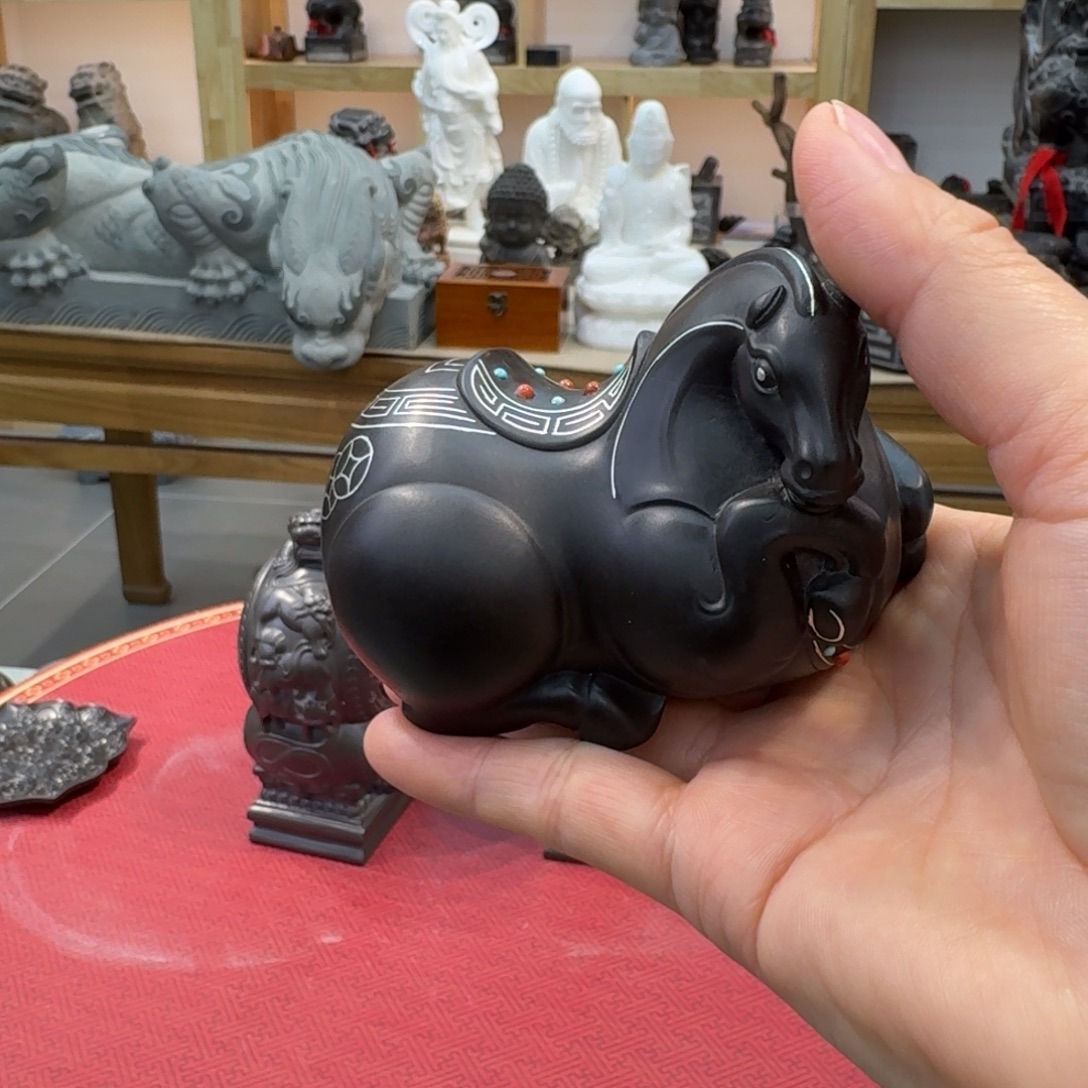 西安石晋錾石雕手工雕刻摆件