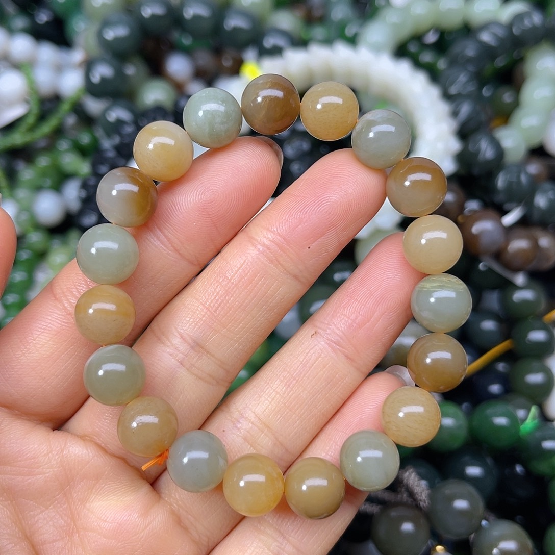 和田玉未镶嵌手链