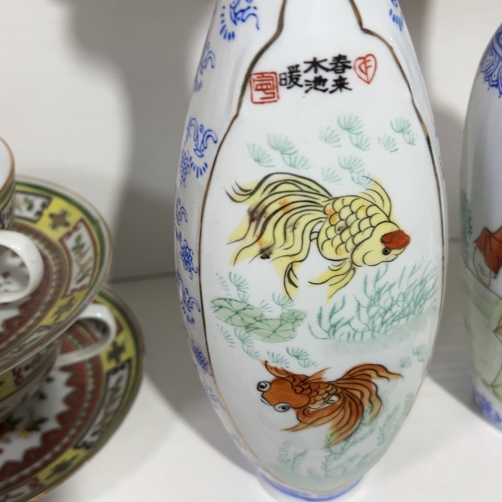 杯宁***W景德镇陶瓷小花瓶