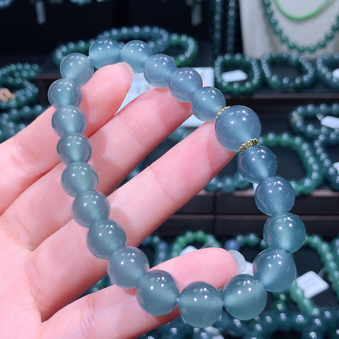 未镶嵌手链翡翠天然a货翡翠手串