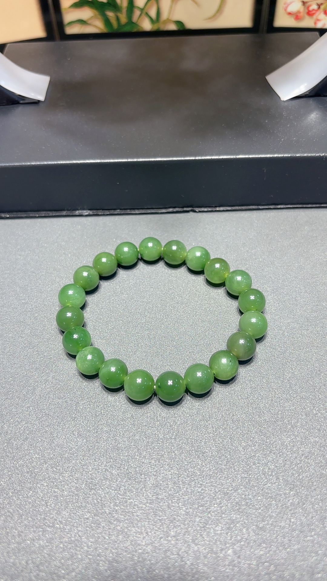 碧玉圆珠单圈手串时尚气质百搭多样性发货一件