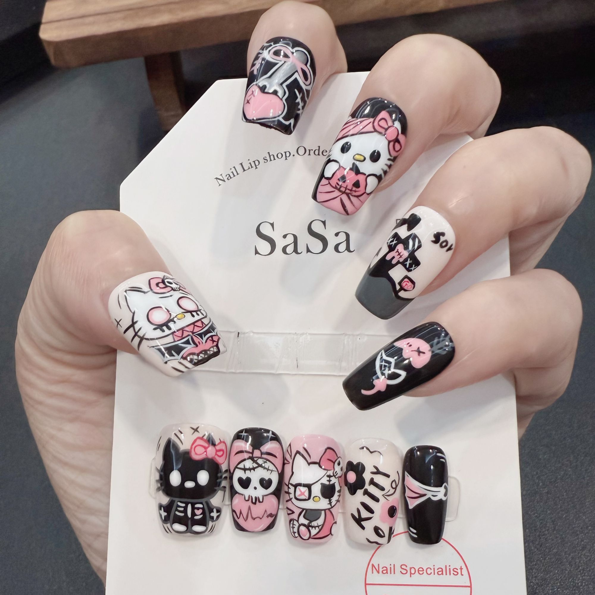 -暗黑KT-纯手工高端定制穿戴甲