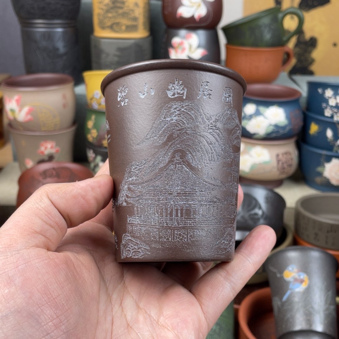 紫砂茶杯紫砂茶杯