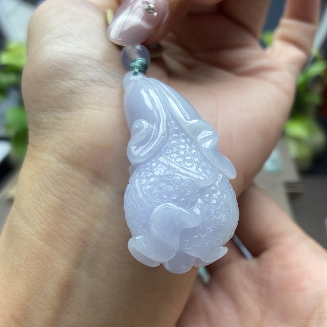 翡翠颈饰未镶嵌吊坠5