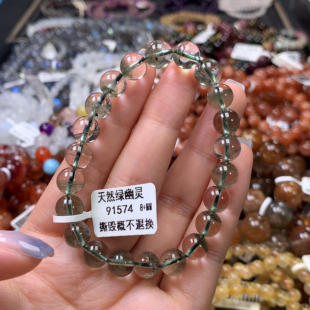 水晶手链未镶嵌，