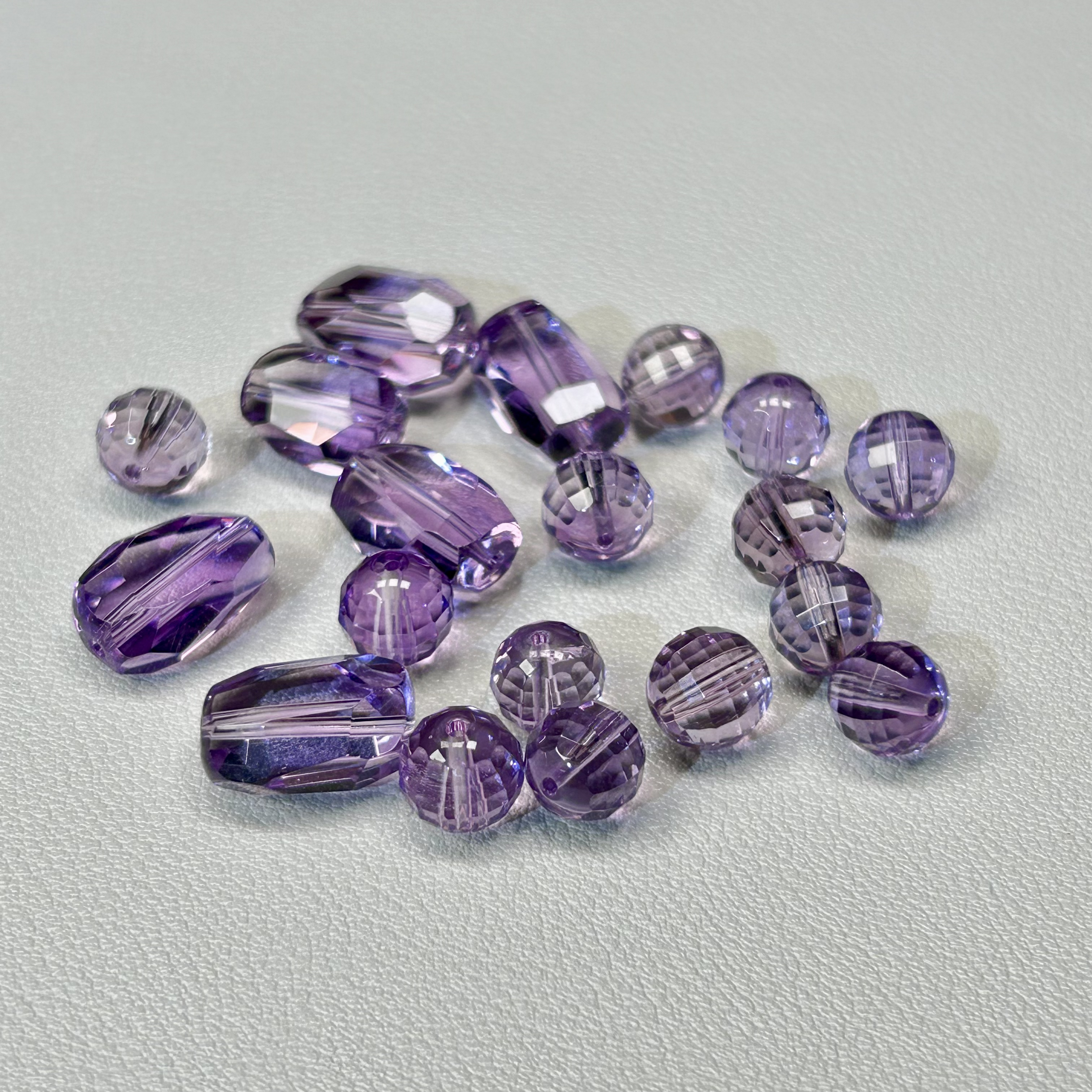 天然水晶手工DIY 散珠 单珠设计 隔珠配件 国风新珠宝美学文玩