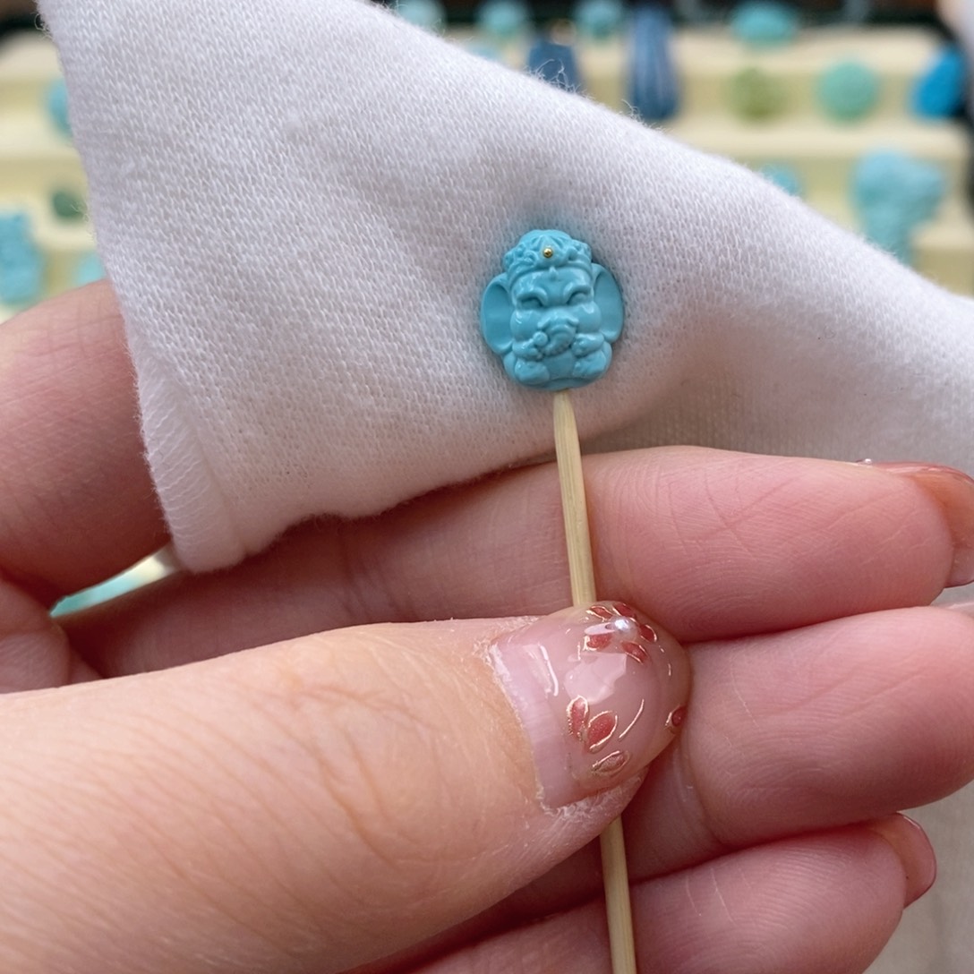 绿松石珠宝奇石未镶嵌