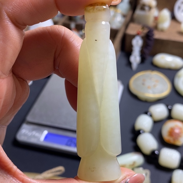 和田玉（糖玉）挂件未镶嵌