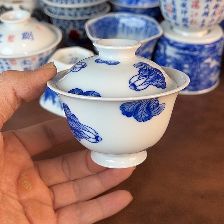 瓷片景德镇全手工手绘陶瓷