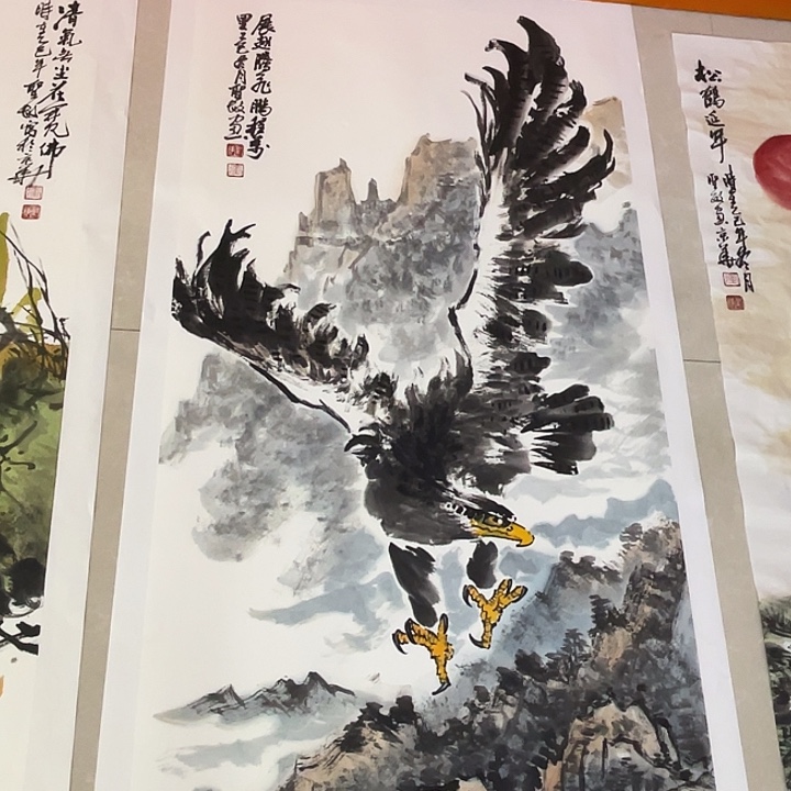 国画张圣敏先生纯手绘作品