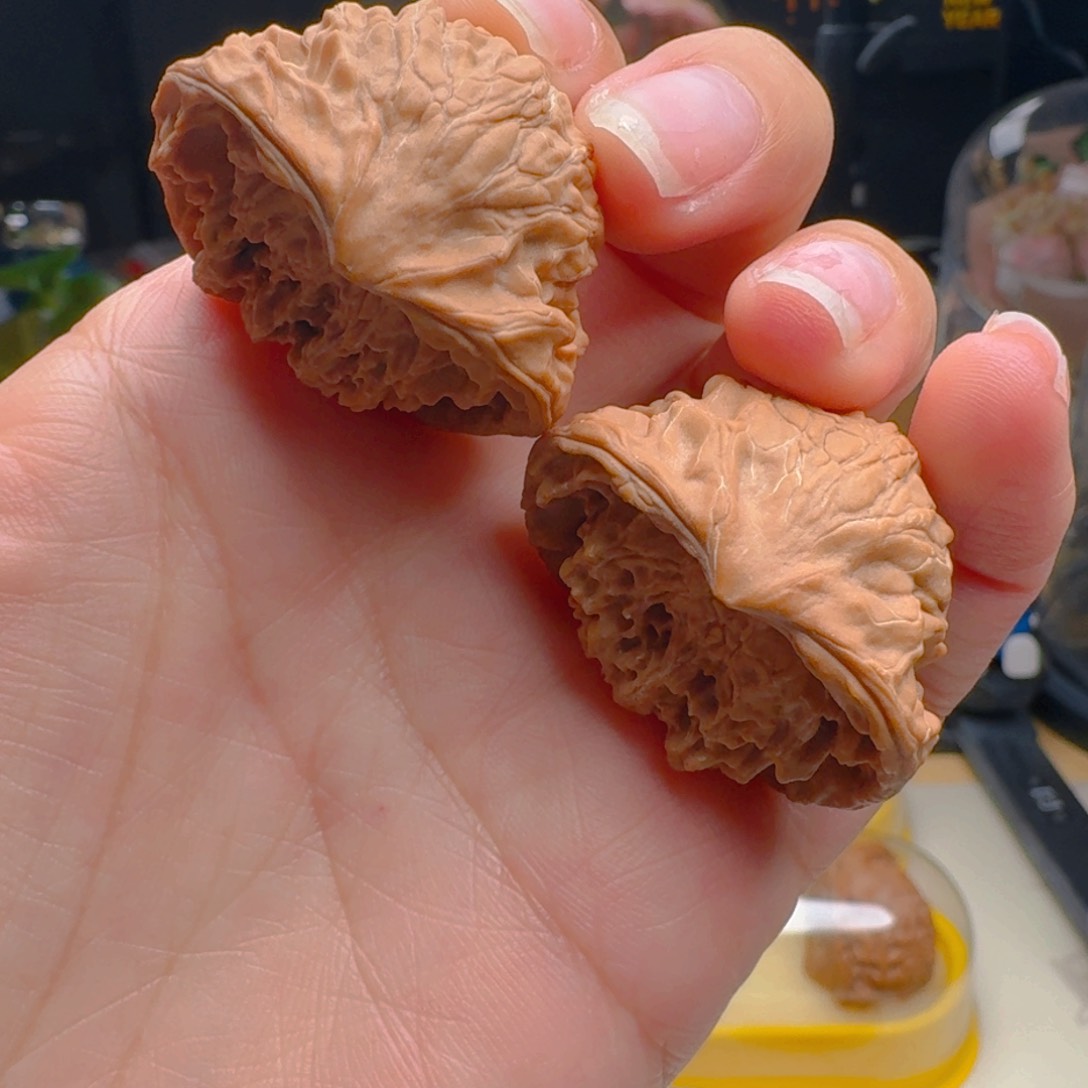 核桃把件35宫灯蛇头