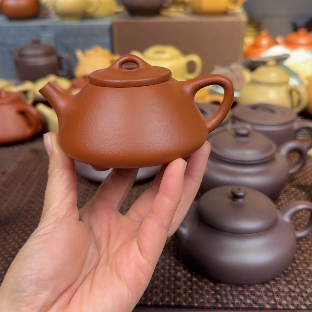 朱泥茶壶135毫升左右