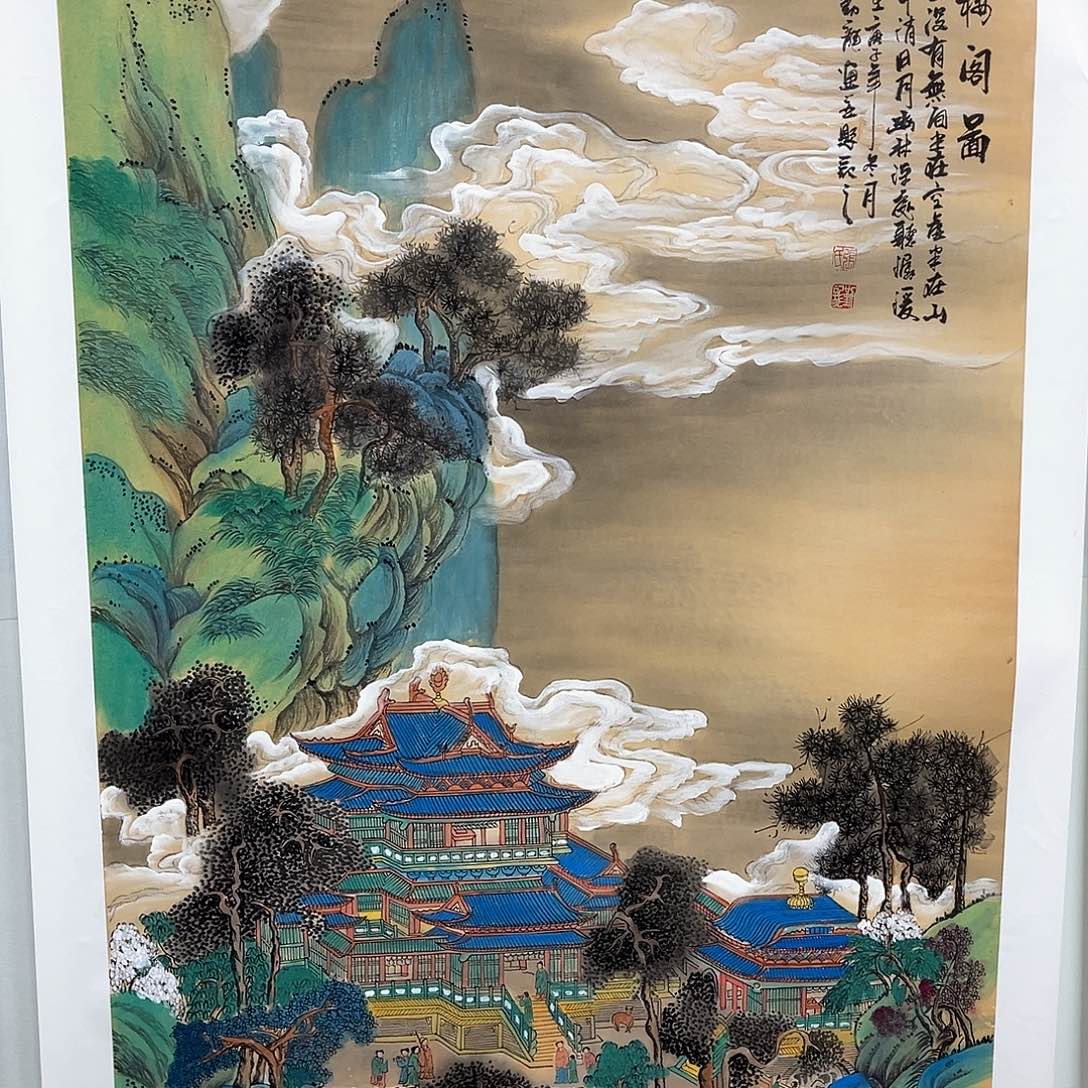 国画晨*阳国画纯手工作品