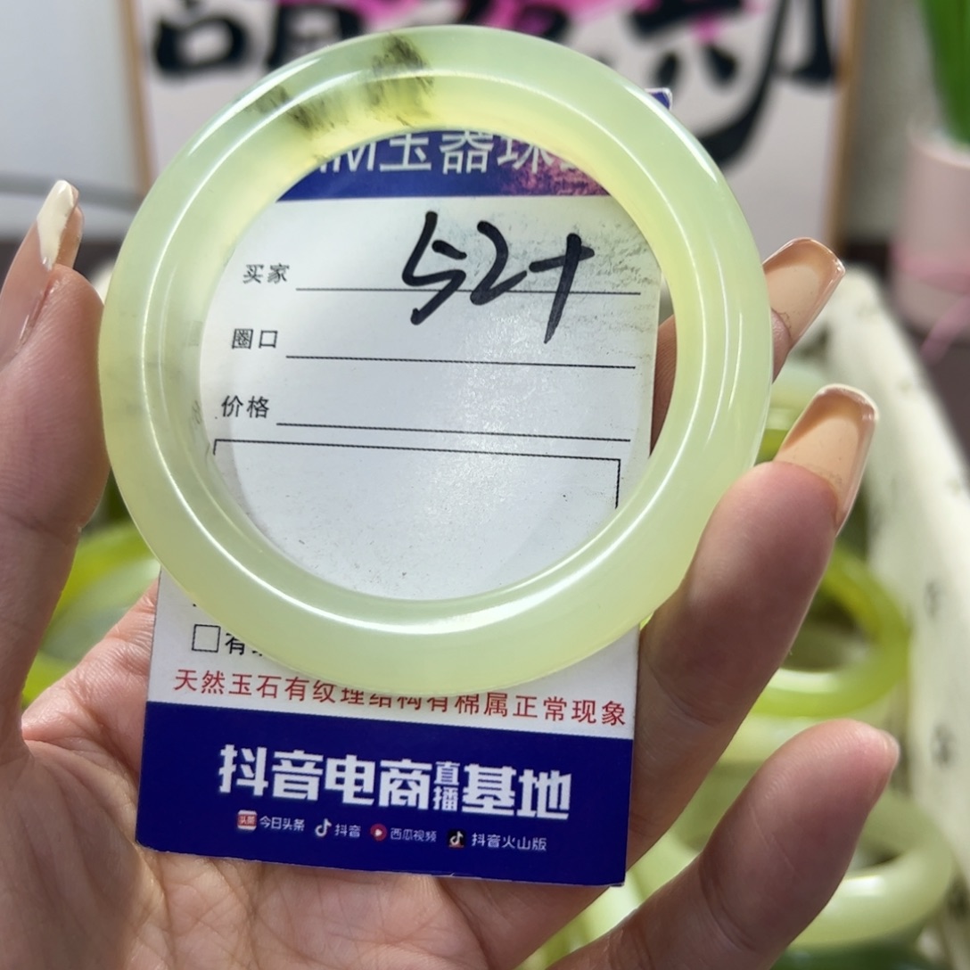 蛇纹石玉手镯未镶嵌538