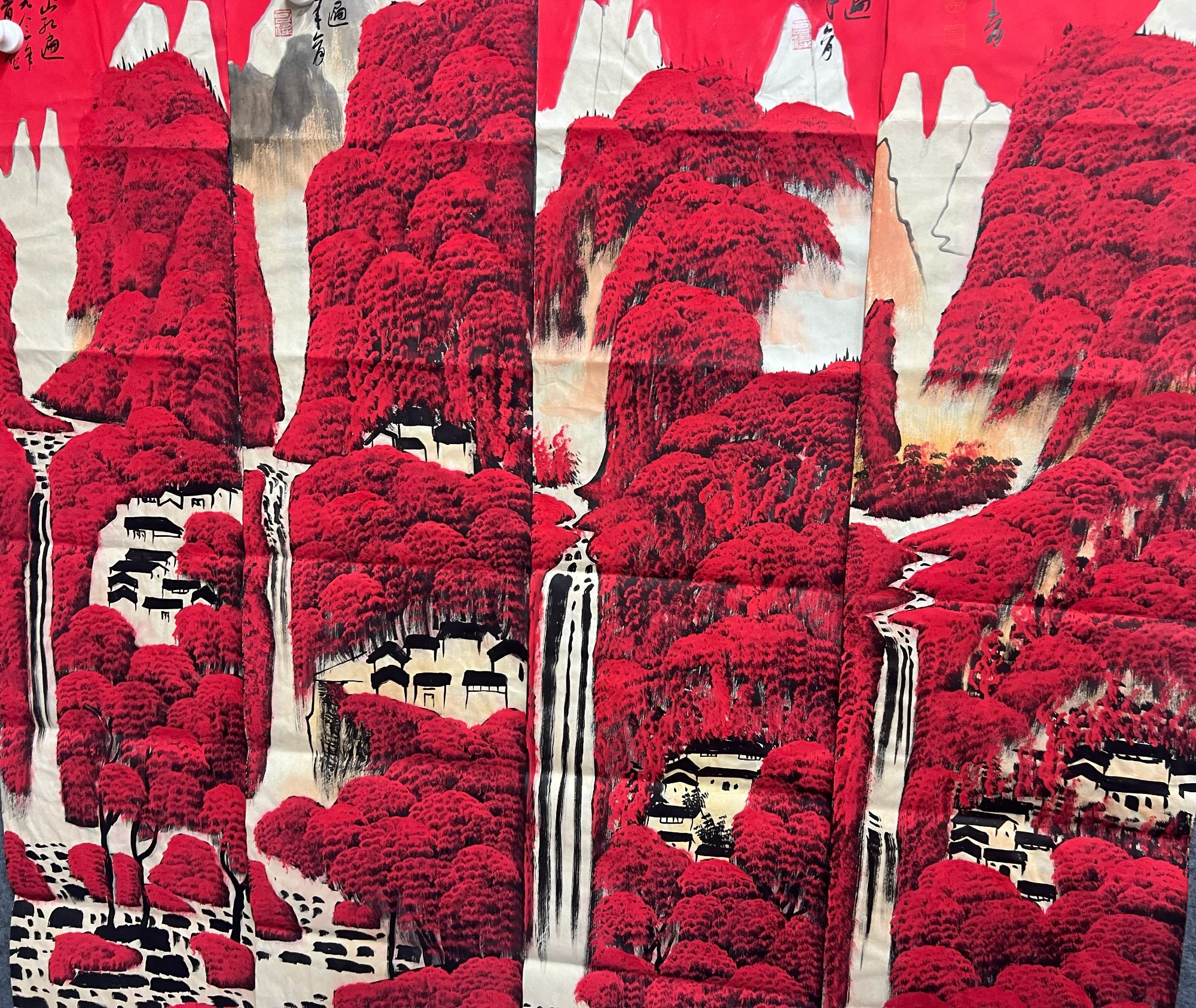 【马李】精品四条屏装饰画通用链接