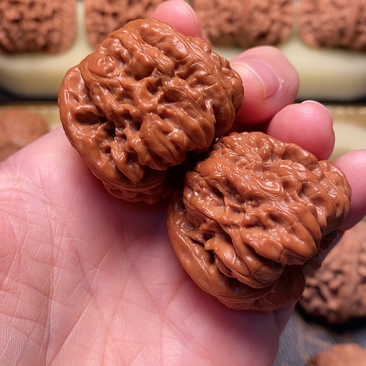 桃核把件全品平谷凹底尺寸38