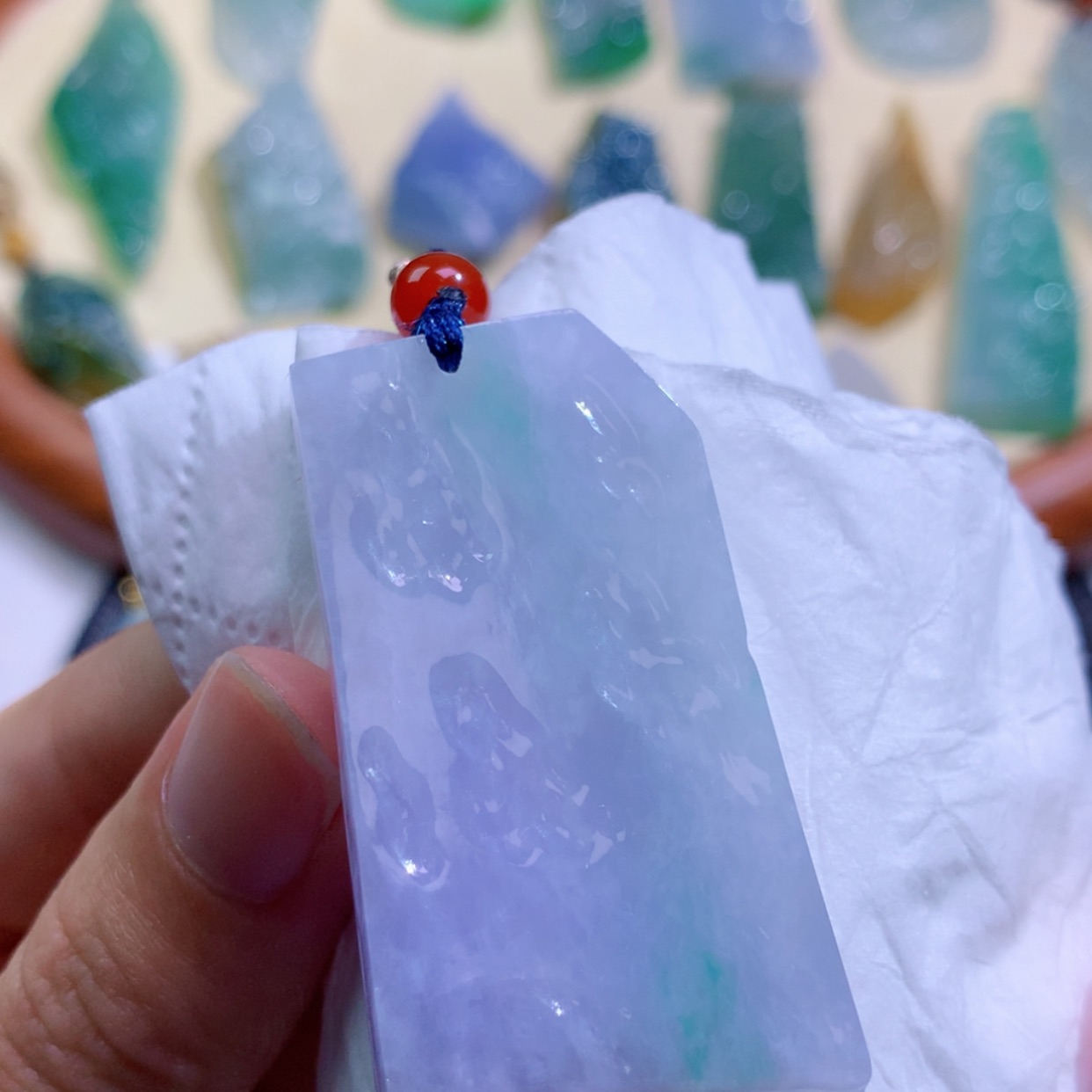 【闪购商品】翡翠未镶嵌颈饰