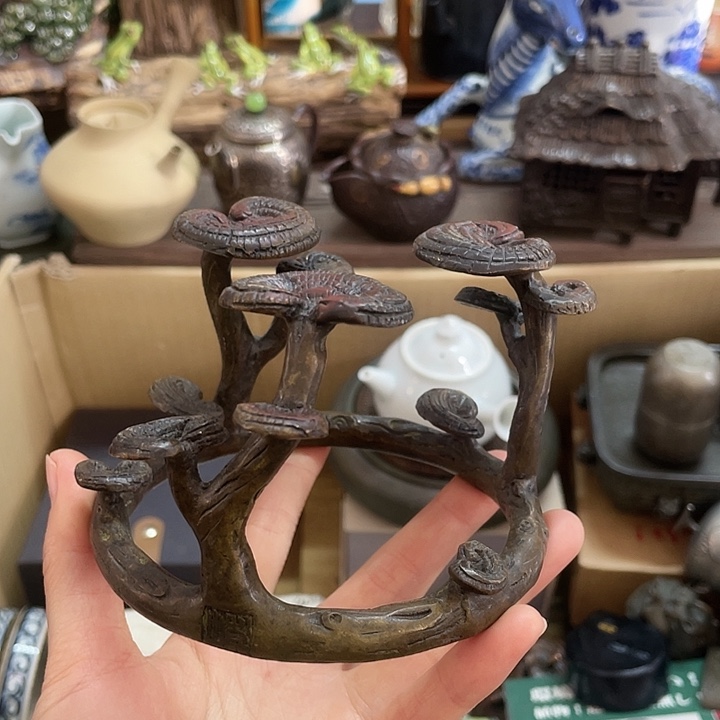 铜中古工艺品摆件