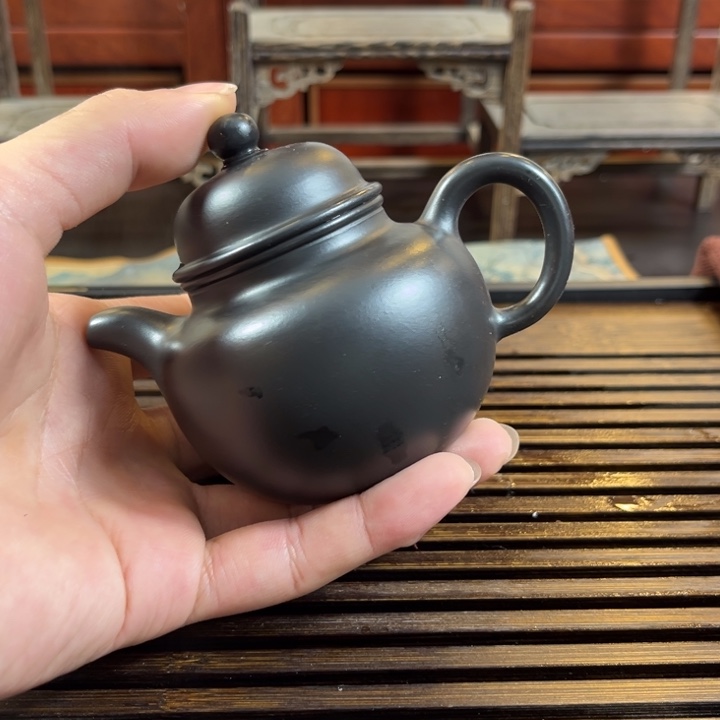 紫砂茶壶原矿紫砂半手工制作