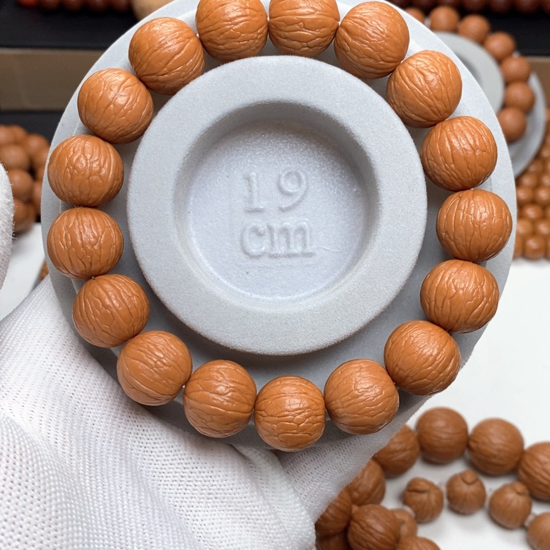 猴头核桃手串大***拜15.3边度高同尺聚宝盆