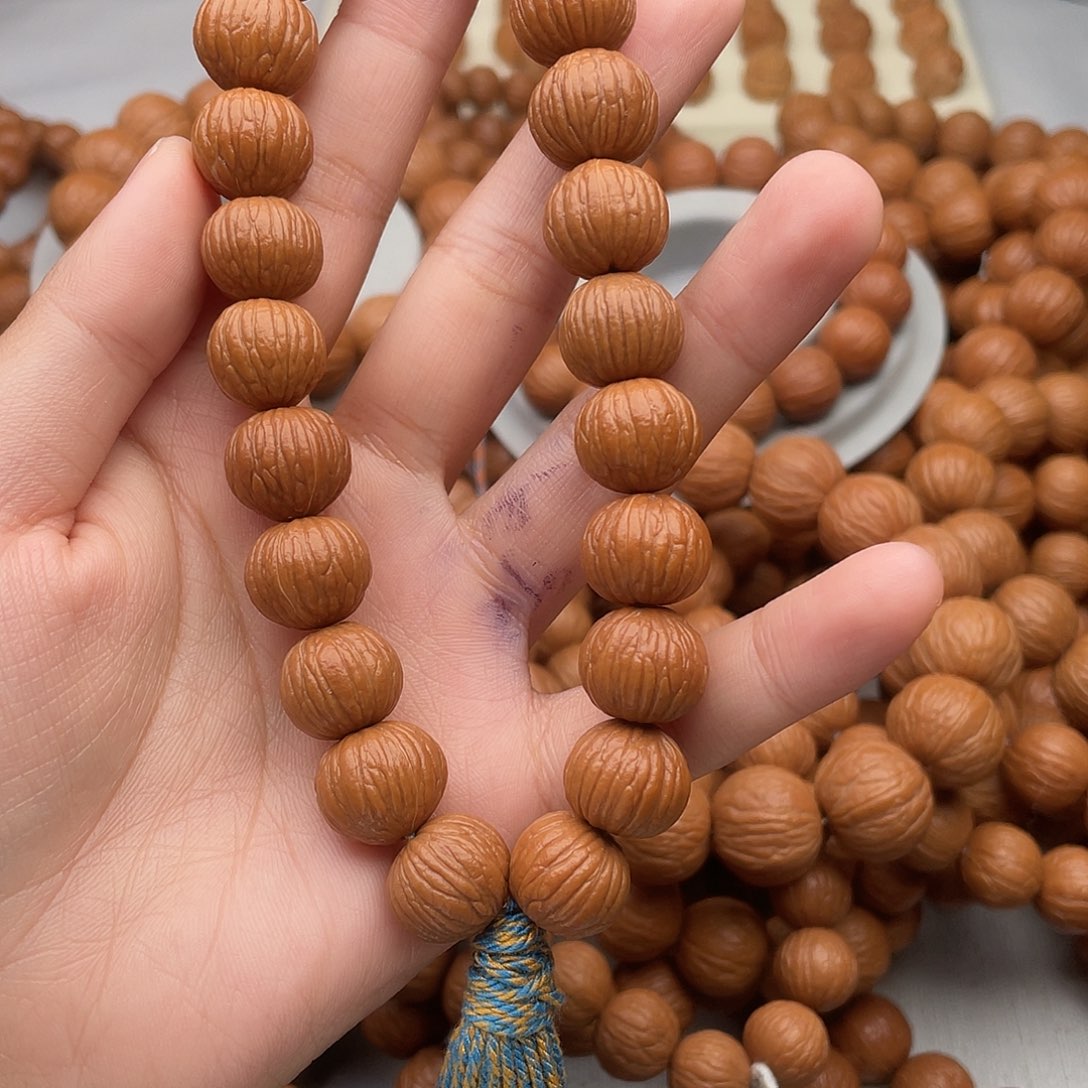 猴头核桃把件无药