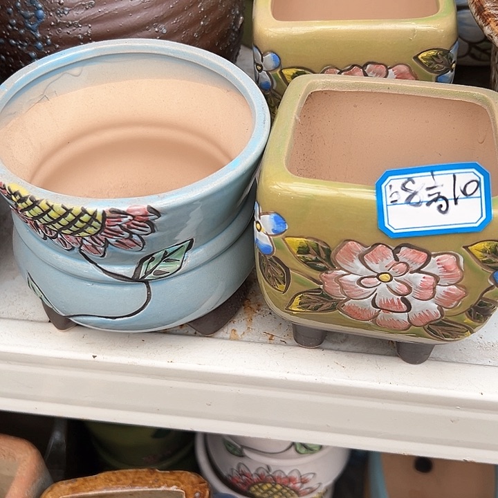 陶瓷景德镇精品花盆栽适合