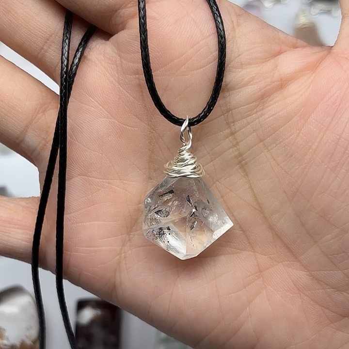 水晶颈饰未镶嵌闪灵钻项链