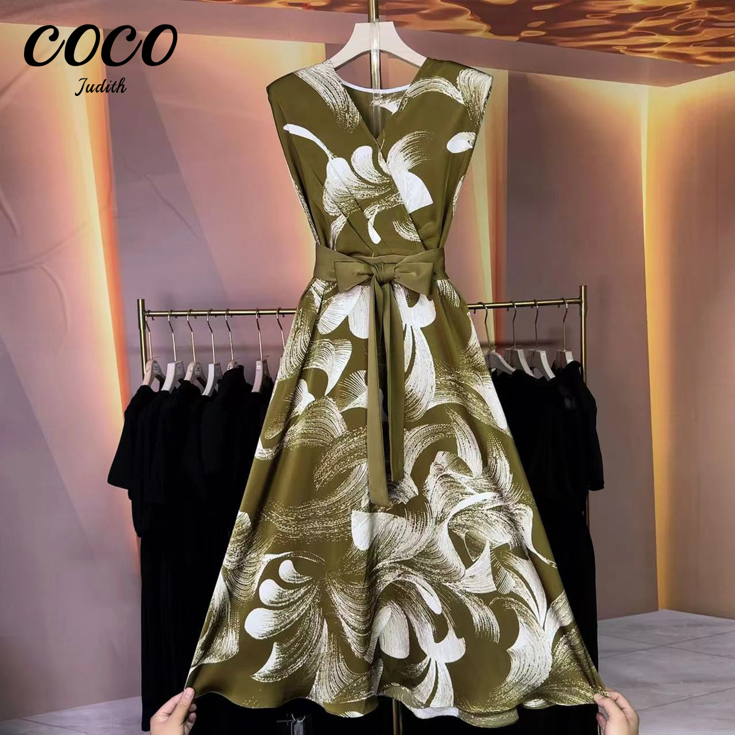 现货【RG173】2025连新款时尚气质百搭减龄显瘦优雅法式女装连衣裙